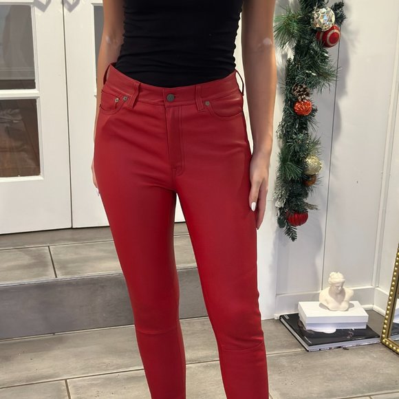 Polo by Ralph Lauren Slim Jeans Red Size 4 - Picture 1 of 5